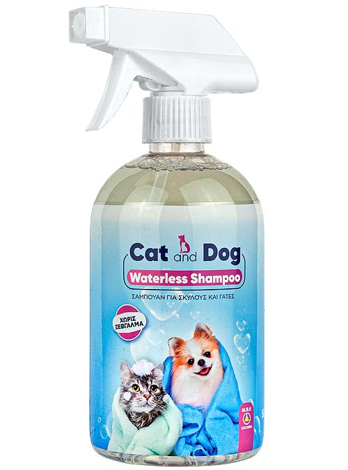 Σαμπουάν για Στεγνό Καθάρισμα Cat & Dog 500ml