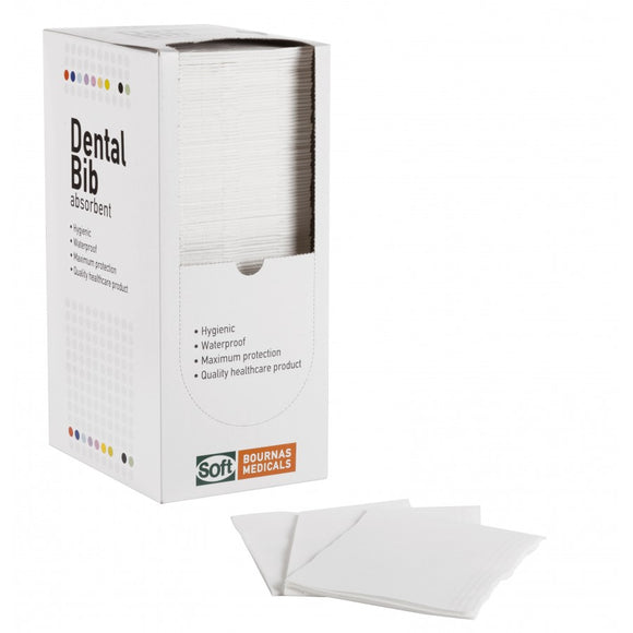 Οδοντιατρική πετσέτα 1ply + 1ply πλαστικό 125τμχ (Dispenser)