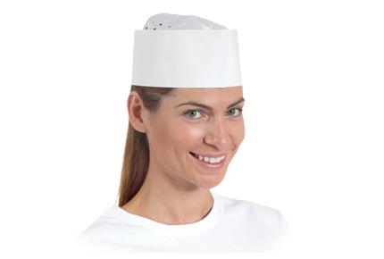 Χάρτινο Δίκοχο Καπέλο Λευκό 80gr 100τεμ
