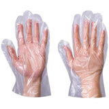 Γάντια μιας Χρήσης (HDPE) Σαγρέ 100τεμ