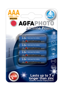 Μπαταρία Agfa Photo HQ Alkaline AAA ( LR03 ) 4τμχ