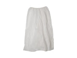 Εξεταστική Φούστα - Μπλούζα Στράπλες Non Woven Λευκό 10τμχ