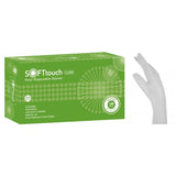 Γάντια Soft Touch Βινυλίου Λευκό Με Πούδρα 100τμχ