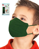 Παιδική Μάσκα FAMEX FFP2 - KN95 Υψηλής Προστασίας Πράσινο 10τμχ