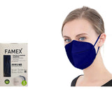Μάσκα FAMEX FFP2 - KN95 Υψηλής Προστασίας 5ply Μπλε 10τμχ